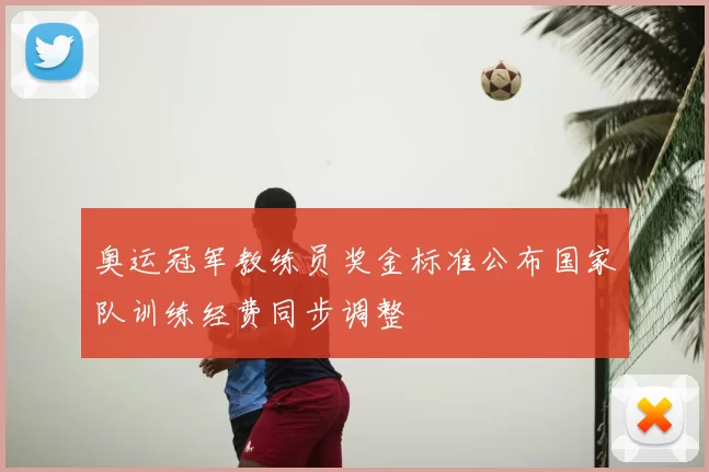 奥运冠军教练员奖金标准公布国家队训练经费同步调整